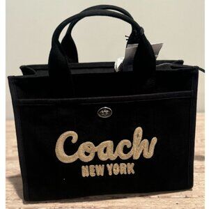 NWT COACH Cargo Tote Black